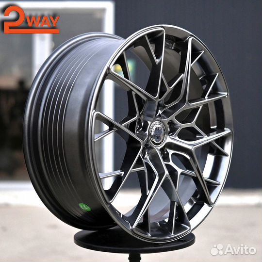 R17 HRE FF10 Стиль 7.5J ET35 5*110 Темный хром