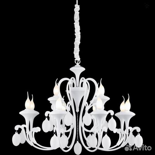 Подвесная люстра Arte Lamp Montmartre A3239LM-12WH