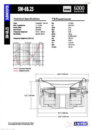 ESB (zapco) SW-6B.25