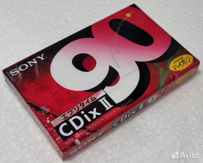 Sony cdixii 90 Аудиокассета Японский рынок