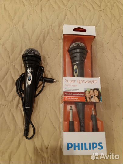 Микрофон для караоке philips SBC MD110