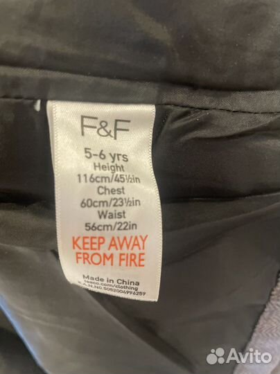 Детский пиджак на 5-6 лет