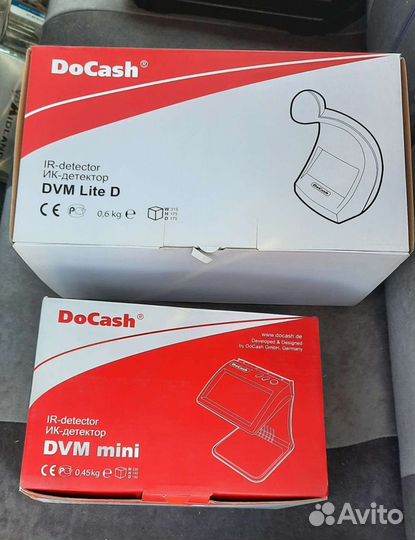 Детекторы купюр Ribao IRD-2200 и DoCash DVM lite