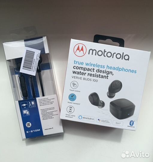 Наушники Motorola/Sven новые