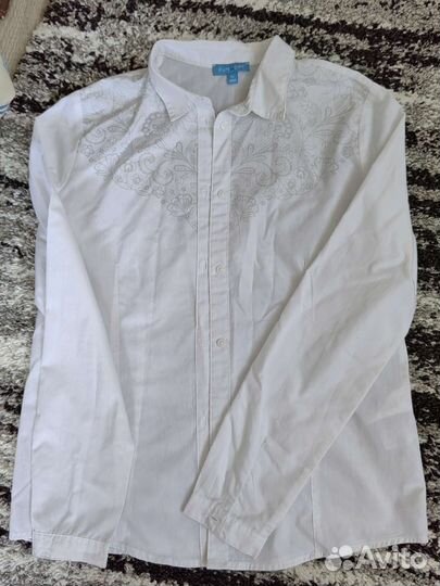 Рубашка блузка школьная 164, форма