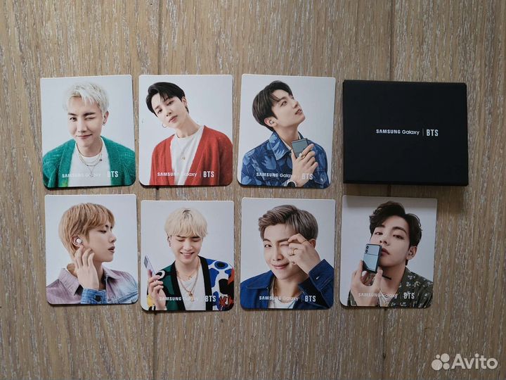BTS карточки официальные Samsung Galaxy