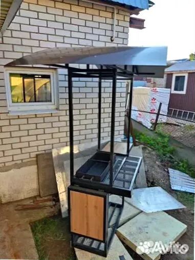 Мангал С печкой под казан