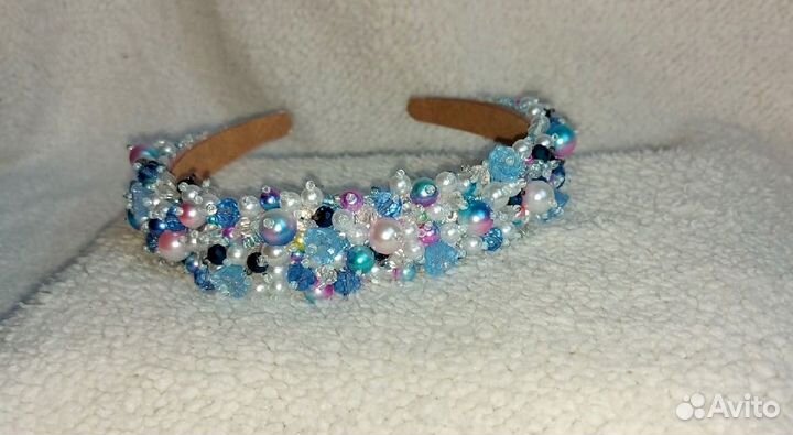 Ободок для волос ручной работы