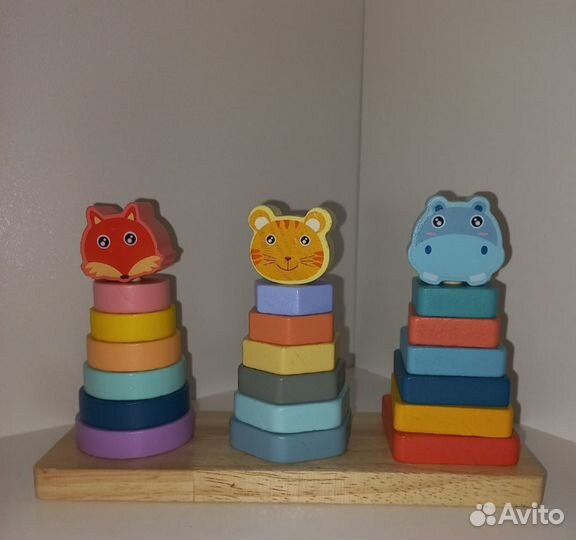 Деревянная пирамидка