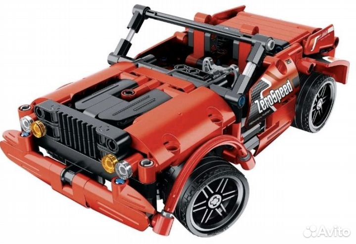 Конструктор аналог lego technic, Машинка с п/у