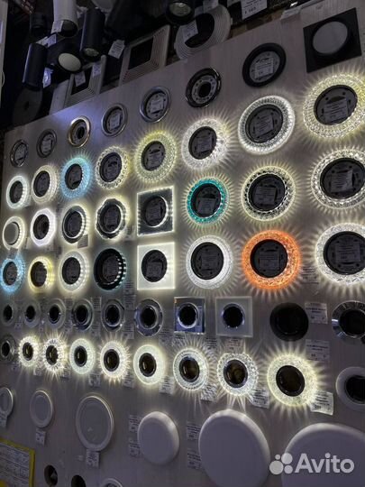 Светильники для натяжных потолков