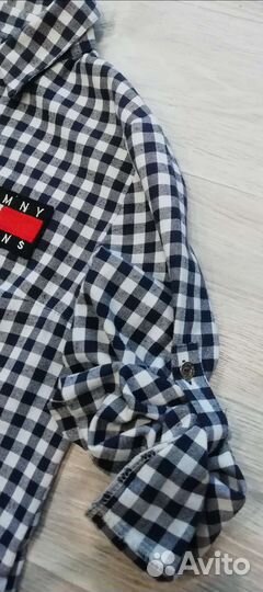 Рубашка в клетку (возможен обмен)