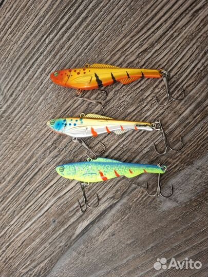Вибы на судака 80 мм 3 штуки