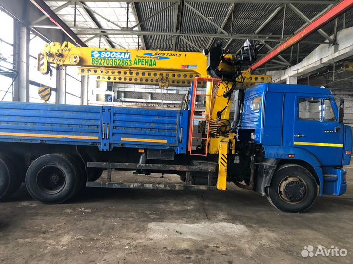 КАМАЗ 65117 с КМУ, 2011