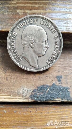 3 марки, Саксония, 1913 г