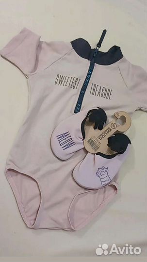 Купальник, аквашузы