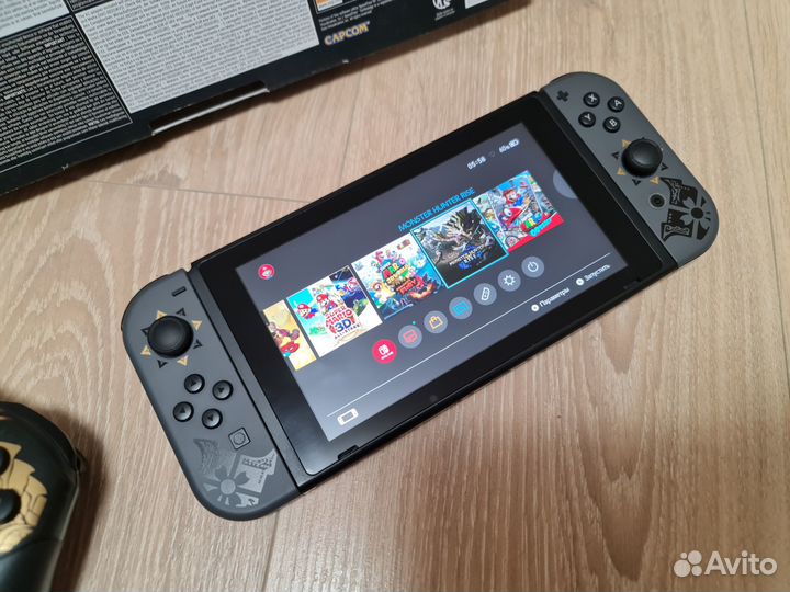 Nintendo switch v2 Прошитая Monster hunter