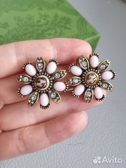 Серьги Gucci новые