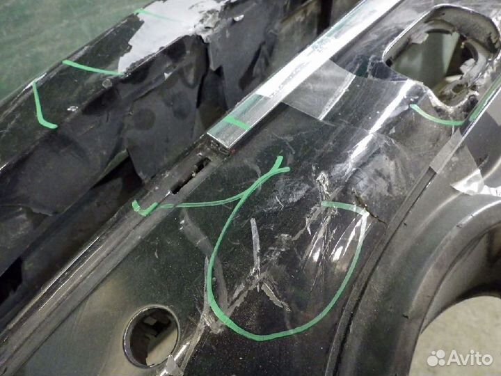 1207866 audi Q7 облицовка бампера заднего 2014