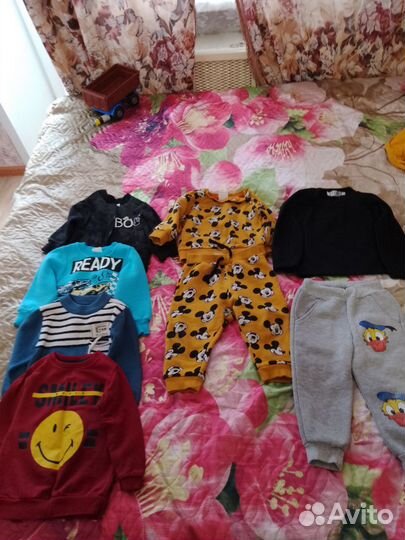 Детские вещи пакетом на мальчика 80 86