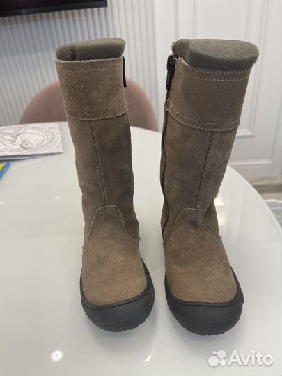 Сапоги детские натуральная замша