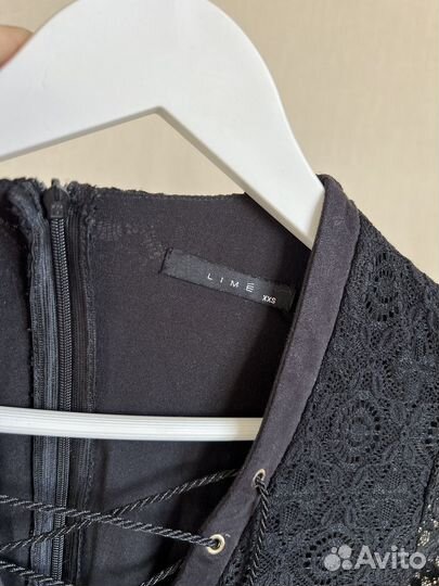 Платье lime черное