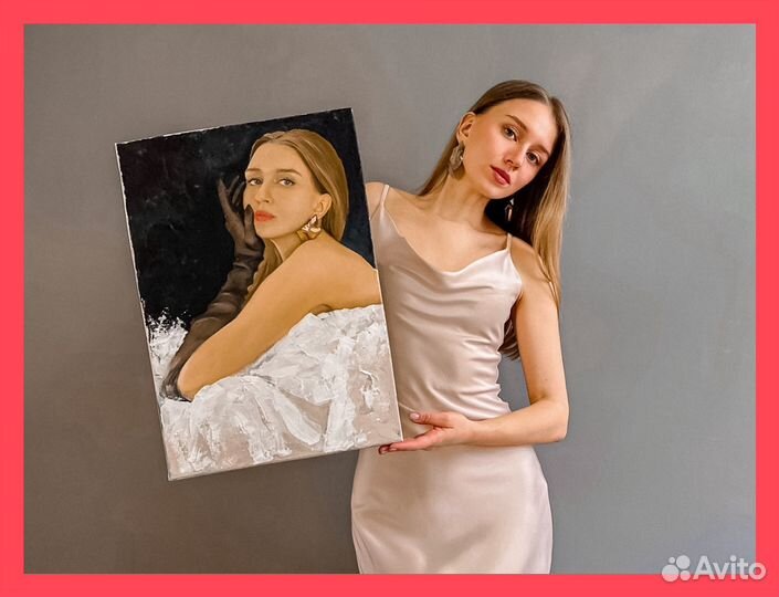 Портрет по фото на заказ маслом на холсте