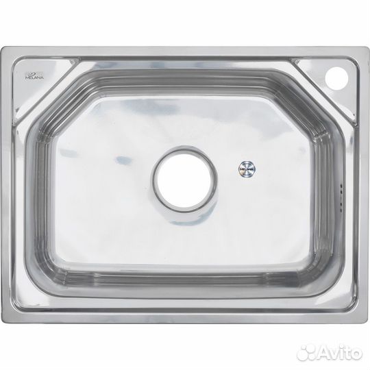 Мойка 6045 melana 0,8/210 врезная прямоугольная с