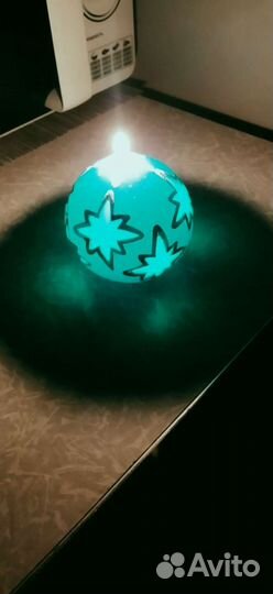 Свеча светящаяся -шар