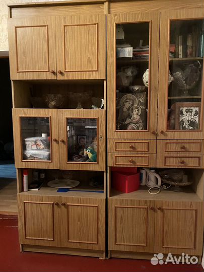 Шкаф,кровать б/у