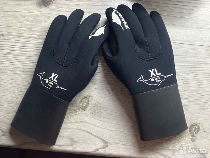 Перчатки для подводной охоты 5 мм