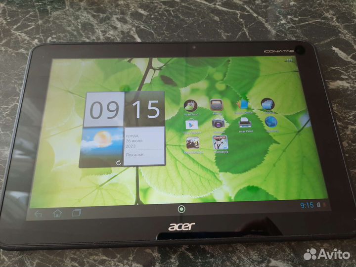 Планшет acer в отличном состоянии
