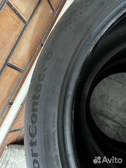 Continental SportContact 6 275/45 R21 и 315/40 R21