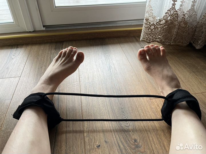 Эспандер для ног с манжетами