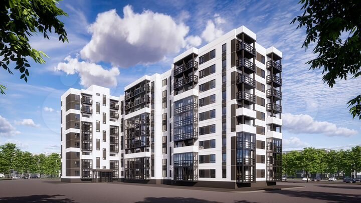 1-к. квартира, 34,8 м², 3/9 эт.