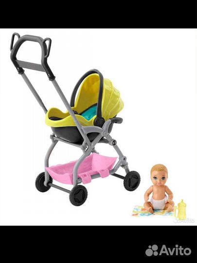Набор Barbie коляска и ребенок Mattel