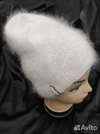 Шапка из пуха норки бини