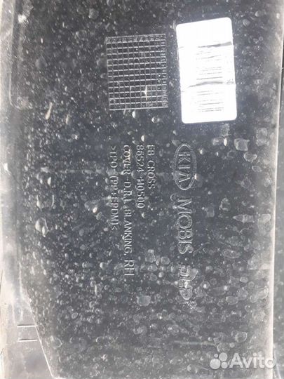 Заглушка переднего бампера правая киа рио хлайн