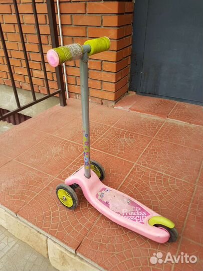 Самокат детский трехколесный бу