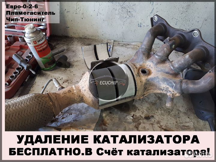 Удаление катализатора бесплатно Евро 2 6