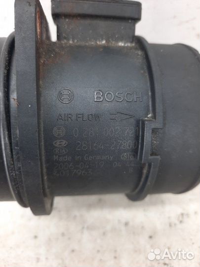 Расходомер Kia Sorento внедорожник 2.5 D4CB 2007