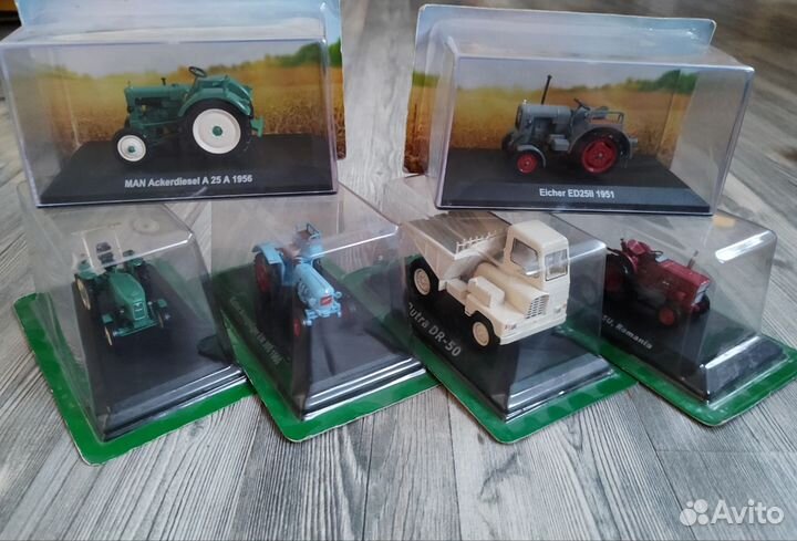 Модели тракторов 1:43 hachette