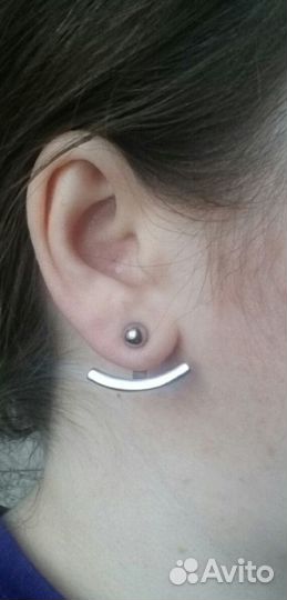 Серьги серебряные