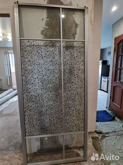 Дверь межкомнатная стеклянная раздвижная