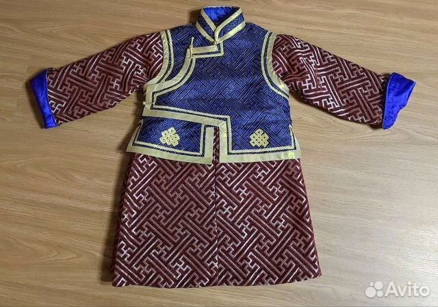 Национальный утеплённый дэгэл на мальчика