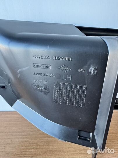 Решетка бампера нижняя левая Renault Logan 1 (2005