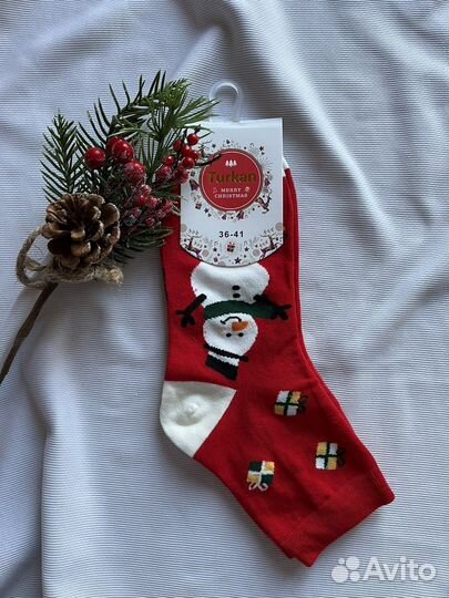 Носки новогодние
