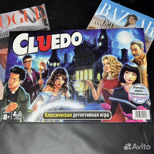 Игра настольная Клуэдо Обновленная / Детективная