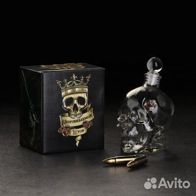 Подарочный набор штоф + камни для виски