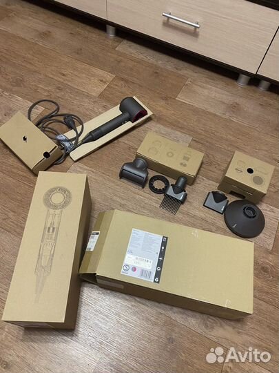 Фен dyson supersonic hd07, 1600 Вт, фуксия и серый